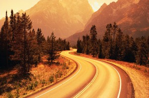 Road Winding Through Tetons