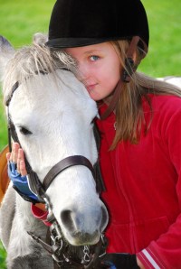 Girl and pony