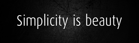 SIMPLICITY IS BEAUTY – Hayeesha